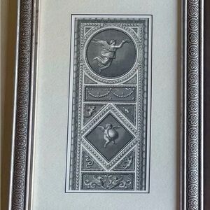 Ornate Framed Art Print cherubs valentines gift love